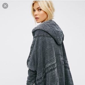 Free People Peace it Up Zip Up Hoodie Size Small